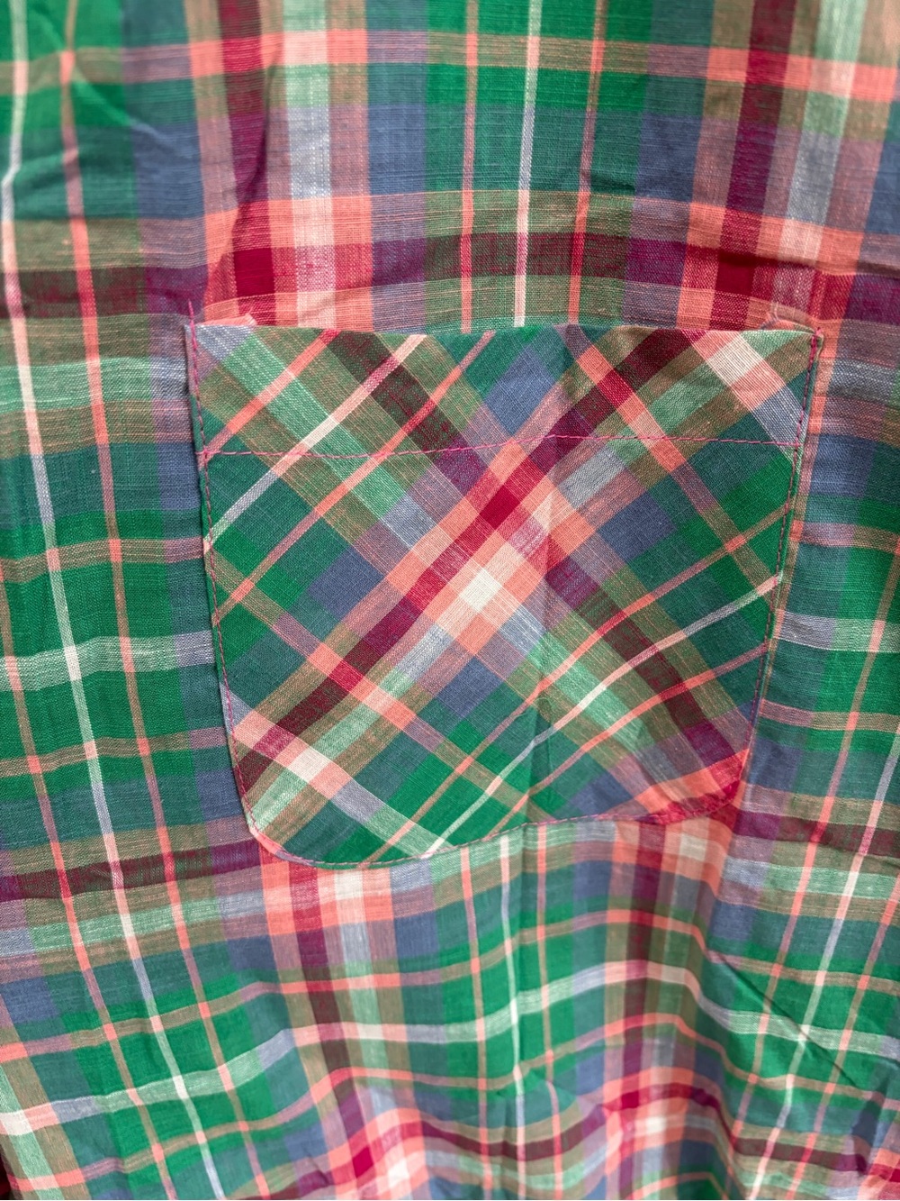 BiBi Green Plaid Wide Leg Overalls NWT size Medium Cotton Colorful Teacher - Picture 11 of 14